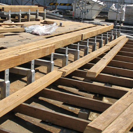 Tallowwood deck, joists & bearers